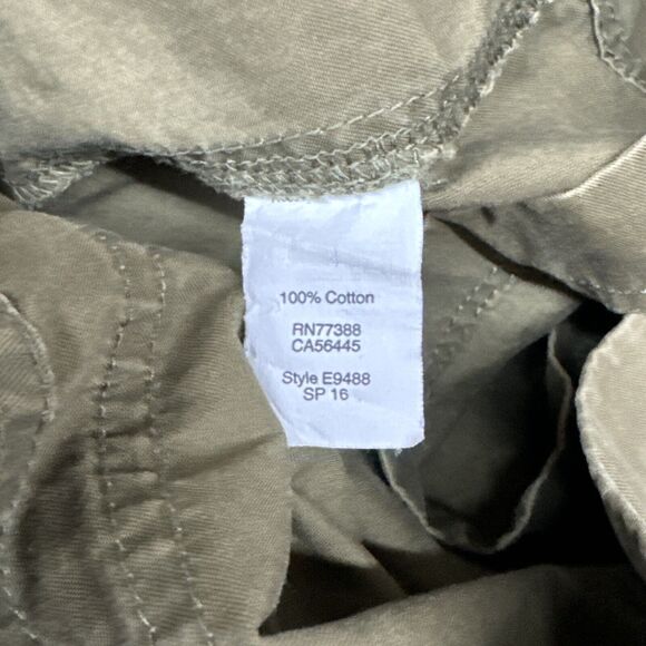 J Crew Jacket Women Small Army Green Boyfriend Fatigue Jacket Military Utility - Picture 8 of 9